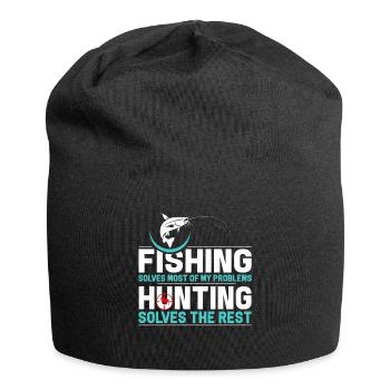 Fishing and Hunting - Jersey-Beanie - Schwarz - Vorne