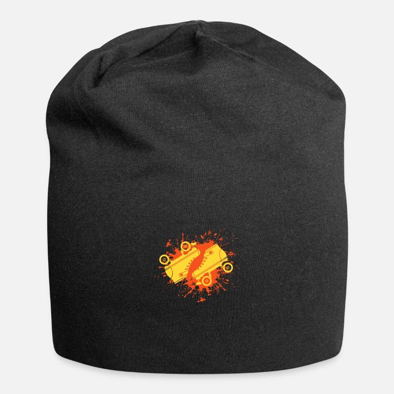 Rollschuhe - Jersey-Beanie - Schwarz
