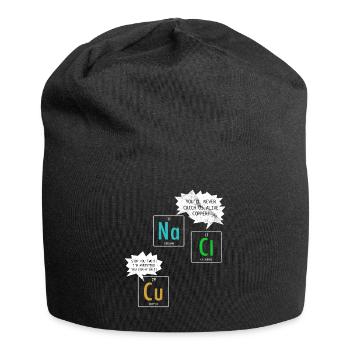Blague chimie - Bonnet en jersey - noir - Devant