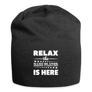Relax le bassiste est-il musicien cadeau - Bonnet en jersey - noir - Devant