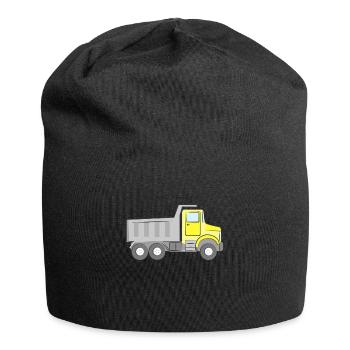 Kipplaster - Jersey-Beanie - Schwarz - Vorne