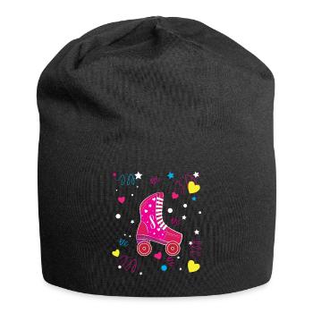 Rollerblade Pink Roller Roller Roller Patinage - Bonnet en jersey - noir - Devant
