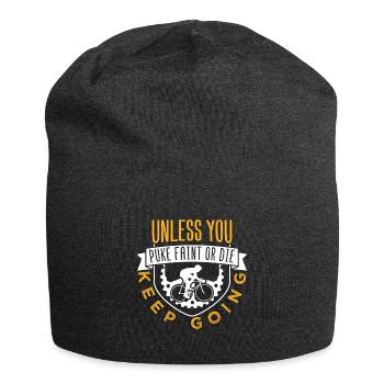 Cycling Sport King Keep Going - Jersey Beanie - charcoal grey - Front