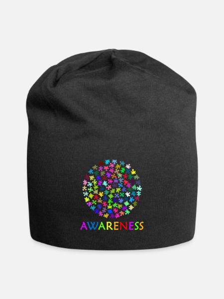 Autism Awareness - Jersey Beanie - black