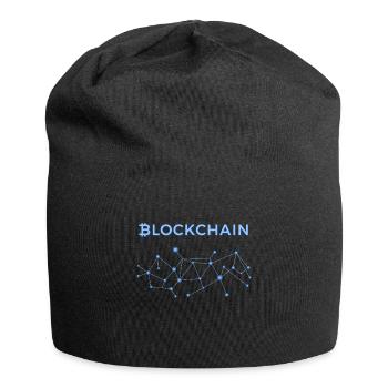 blockchain - Jersey-Beanie - Schwarz - Vorne