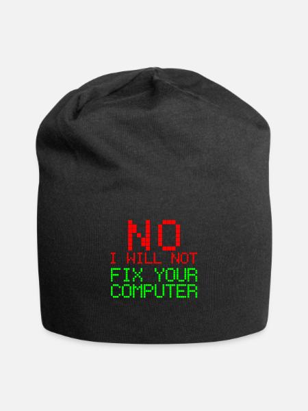 Informatique Software Engineer Programmer Code - Bonnet en jersey - noir