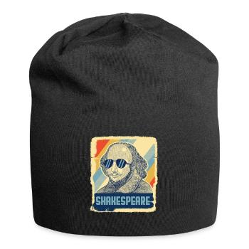 Shakespeare Literature Hamlet Retro Gift - Jersey Beanie - black - Front