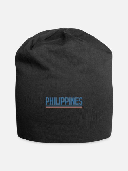 Philippinen Philippinen Philippinen - Jersey-Beanie - Schwarz