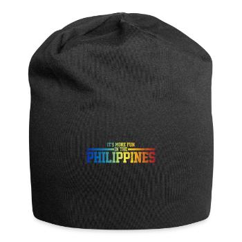 Philippines s’amuser - Bonnet en jersey - noir - Devant