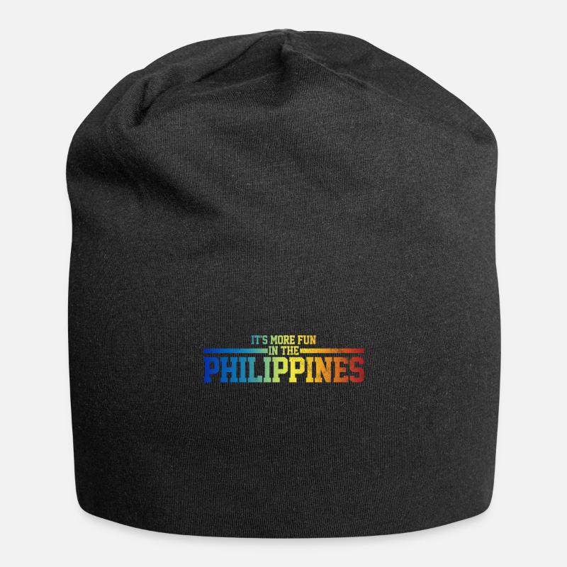Philippinen Spass - Jersey-Beanie - Schwarz