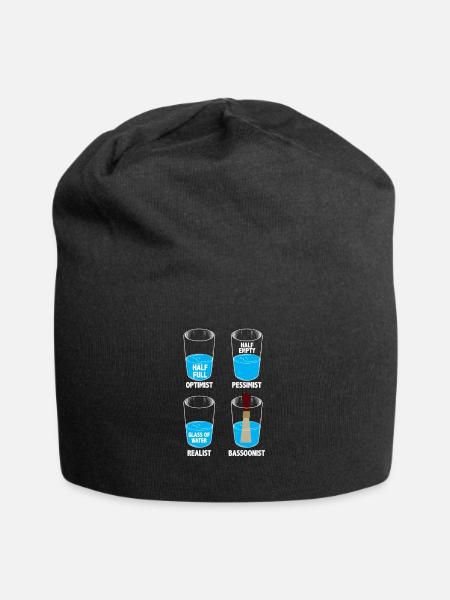 Fagottist Wasserorchester Musiker Fagott Geschenk - Jersey-Beanie - Schwarz