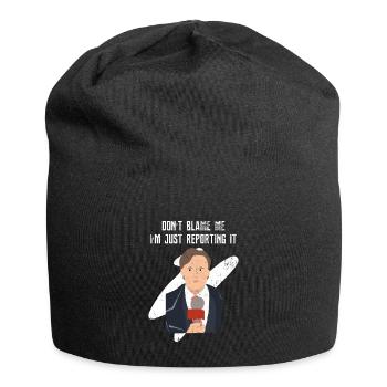 Reporter Journalist - Jersey Beanie - black - Front