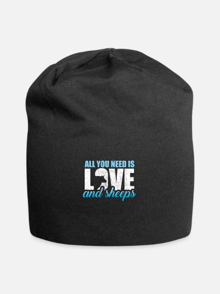 sheep - Jersey Beanie - black