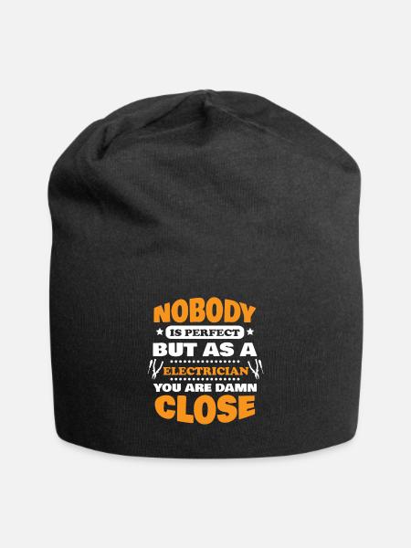 electrician - Jersey Beanie - black