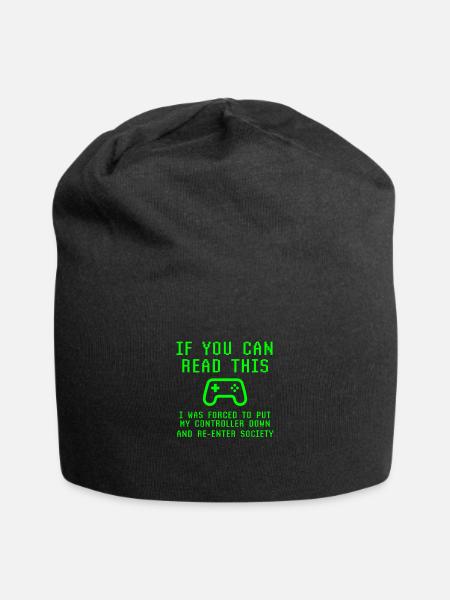 Controller nach unten setzen Gehen Sie erneut in den Society Video Gamer - Jersey-Beanie - Schwarz