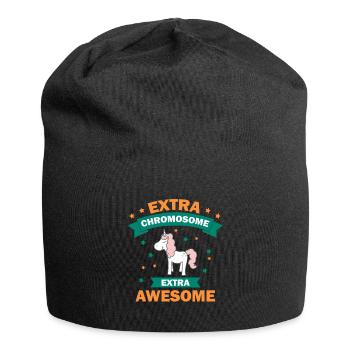 Unicorn Unicorn Glitter Rainbow Extra Chromosome - Bonnet en jersey - noir - Devant
