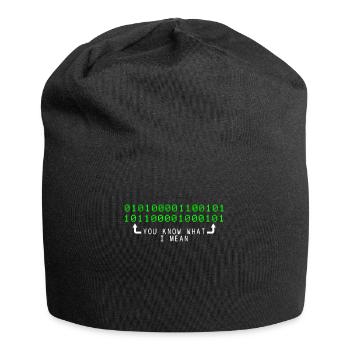 Geek Binaercode Computer Science - Jersey Beanie - black - Front