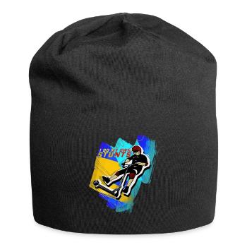 Stuntscooter Stunt Roller Kickboard Geschenk - Jersey-Beanie - Schwarz - Vorne