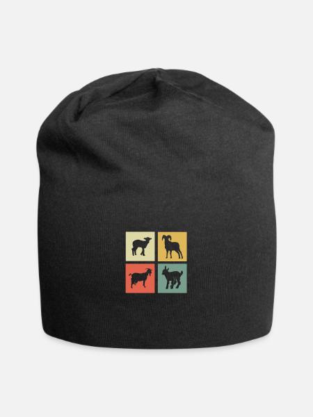 goat - Jersey Beanie - black