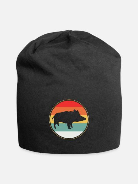 Sanglier - Bonnet en jersey - noir
