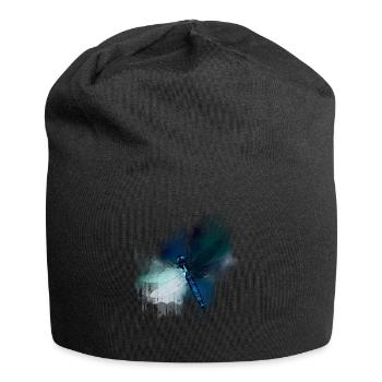 chemise cadeau libellule - Bonnet en jersey - noir - Devant