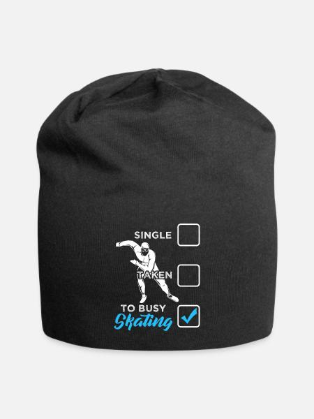 Funny Single Taken I'm Busy Speed Skating - Jersey-Beanie - Schwarz