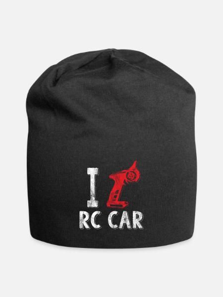 RC Auto Liebe Rennsport - Jersey-Beanie - Schwarz