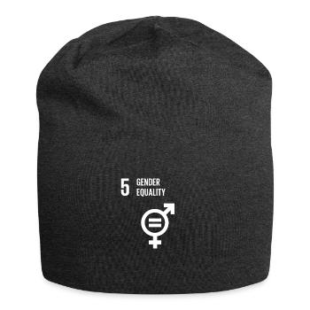 5 Gender Equality Global Goals - Jersey Beanie - charcoal grey - Front