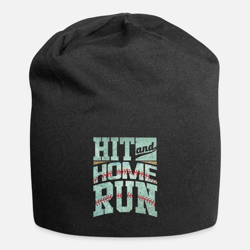 Baseball frappé à la maison - Bonnet en jersey - noir