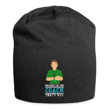 Entraîneur entraîneur - Bonnet en jersey - noir - Devant