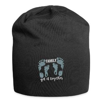 Cohésion familiale - Bonnet en jersey - noir - Devant