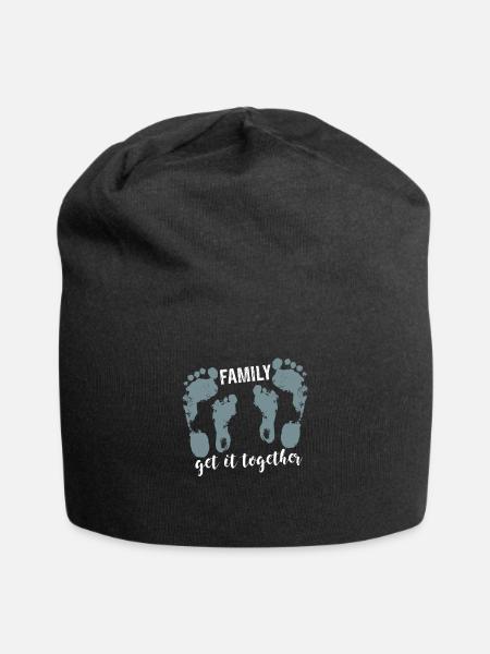 famille - Bonnet en jersey - noir