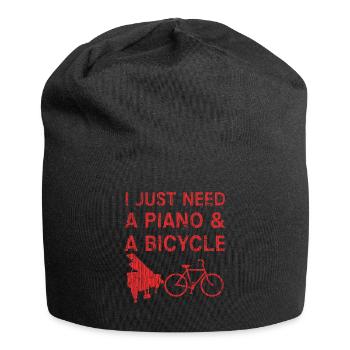 Piano - Jersey Beanie - black - Front