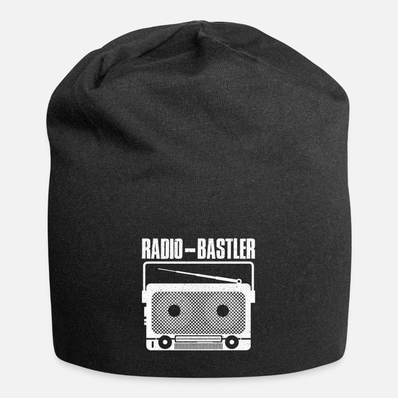 Radio Bastler - Jersey-Beanie - Schwarz