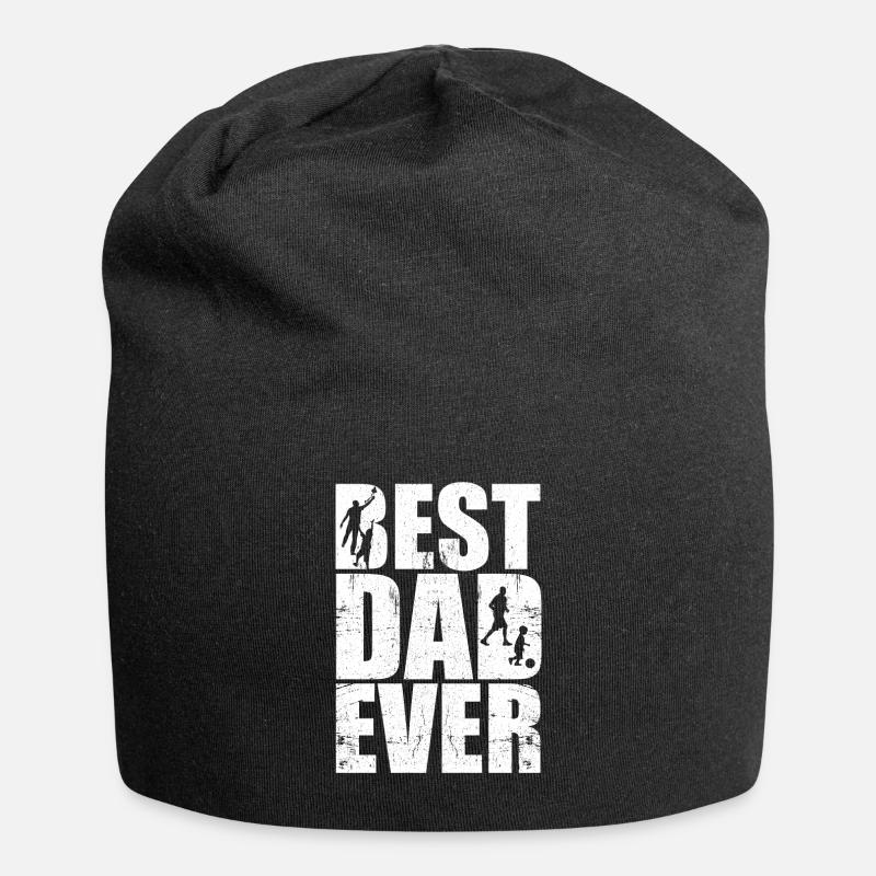 Beste Papa - Jersey-Beanie - Schwarz
