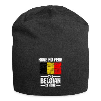 Belgique - Bonnet en jersey - charbon - Devant