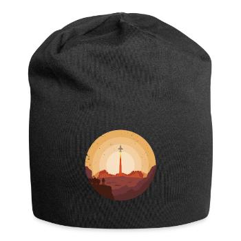 Mars Mission 2050 Spaceship Takeoff - Bonnet en jersey - noir - Devant