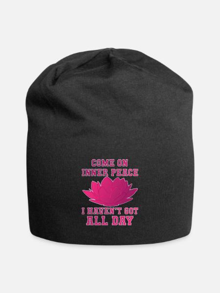 Yoga - Jersey-Beanie - Schwarz