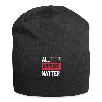 All Arrows Matter Bogensport Schütze Pfeil Jagt - Jersey-Beanie - Anthrazit - Vorne
