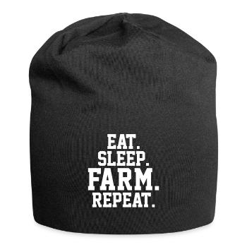 CHEMISE DE FERME - Bonnet en jersey - noir - Devant