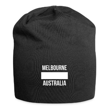 Melbourne Australia Souvenir - Jersey Beanie - black - Front
