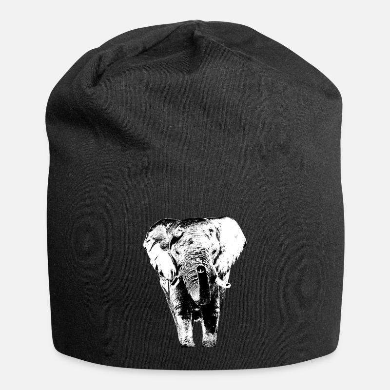 Elefant1 - Bonnet en jersey - noir