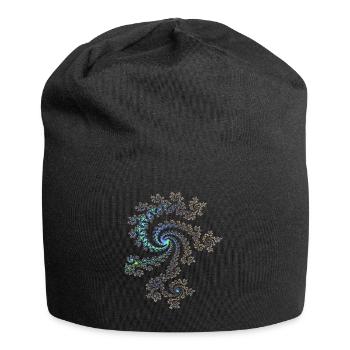 Fractale - Bonnet en jersey - noir - Devant