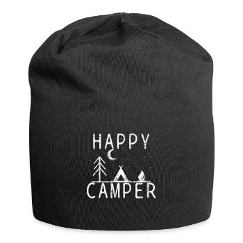 camping - Jersey Beanie - black - Front