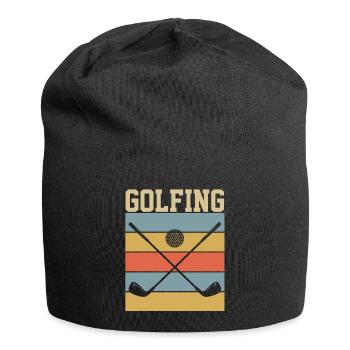 Golf golf - Bonnet en jersey - noir - Devant