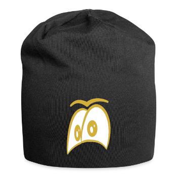 Gold eye - Jersey Beanie - black - Front