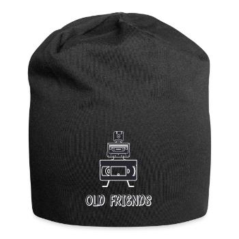 De vieux amis - Bonnet en jersey - noir - Devant