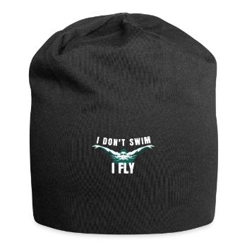 I Don't Swim I Fly Swim Swim Watersports - Jersey Beanie - black - Front
