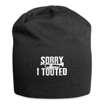 Trompete Trompeten - Jersey-Beanie - Schwarz - Vorne