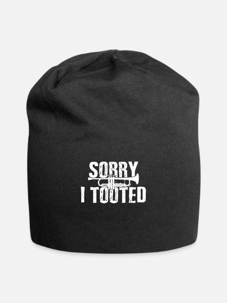 Trompete Trompeten - Jersey-Beanie - Schwarz